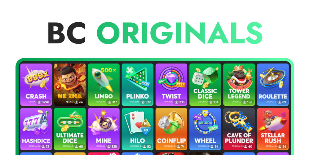 originals games at bcgame