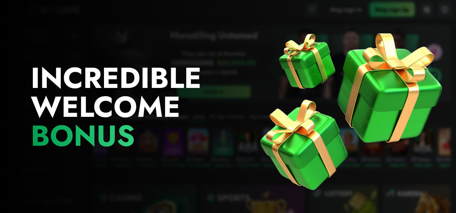 welcome bonus for new users