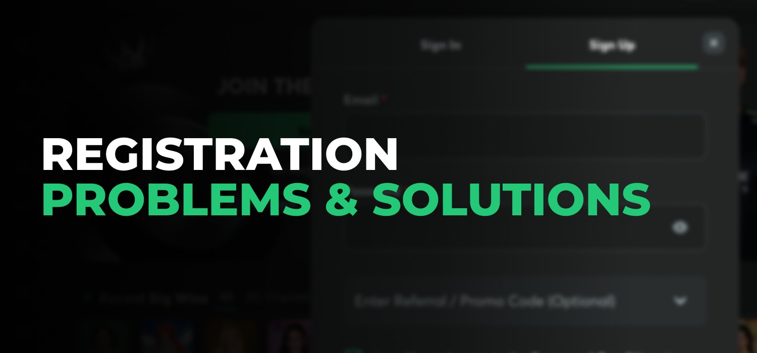 possible registration account problems
